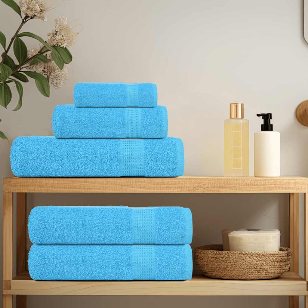 Vidaxl Bath towels 4 ST 100x150 cm 360 g m² 100% cotton turquoise