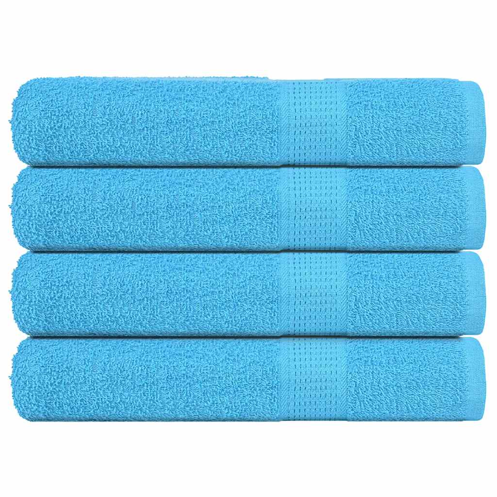 Vidaxl sauna towels 4 st 80x200 cm 360 g m² 100% cotton turquoise