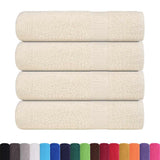 Vidaxx Duschtücher 4 Stück 70x140 cm 360 g m² 100 % Baumwolle Creme