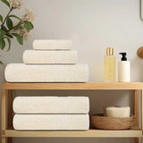 VidaXL Bath towels 2 ST 100x150 cm 360 g m² 100% cotton cream -colored