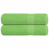 Vidaxx Duschtücher 2 Stück 70x140 cm 360 g m² 100 % Baumwolle apfelgrün