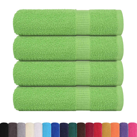Vidaxx Badetücher Frogn 4 Stk 100x150 cm 360 g m² apfelgrün