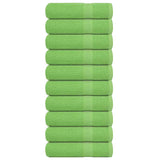 Vidaxx Badetücher 10 Stück 100x150 cm 360 g m² 100 % Baumwolle apfelgrün