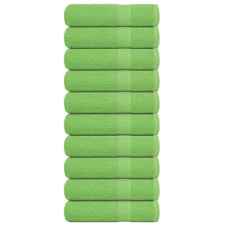 Vidaxx Badetücher 10 Stück 100x150 cm 360 g m² 100 % Baumwolle apfelgrün
