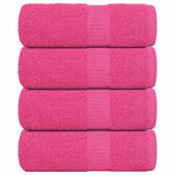 VidaXL Waschlappen 4 Stück Froschrosa 30x30 cm 100 % Baumwolle