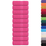 VidaXL Waschlappen 10 Stück Froschrosa 30x30 cm 100 % Baumwolle
