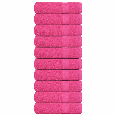 Vidaxx Handtücher Frogn 10 Stück 50x100 cm 360 g m² rosa
