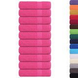 Vidaxx Handtücher Frogn 10 Stück 50x100 cm 360 g m² rosa
