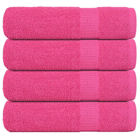 Vidaxx Duschtücher 4 Stück 70x140 cm 360 g m² 100 % Baumwolle rosa
