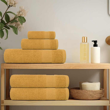 Vidaxx 8-teiliges Handtuchset Frogn 360 g m² Gold
