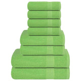 Vidaxx 8-teiliges Handtuchset 360 g m² 100 % Baumwolle Apfelgrün