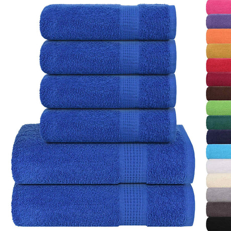 Vidaxx 6-teiliges Handtuchset Frogn 360 g m² blau