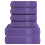 Vidaxx 6-teiliges Handtuchset Frogn 360 g m² Lila