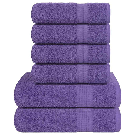 Vidaxx 6-teiliges Handtuchset Frogn 360 g m² Lila