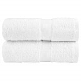 Vidaxx Premium Waschlappen Solund 2 Stück weiß 30x30 cm 600 g m²