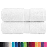Vidaxx Premium Waschlappen Solund 2 Stück weiß 30x30 cm 600 g m²