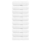 Vidaxx Premium Waschlappen Solund 10 Stück weiß 30x30 cm 600 g m²