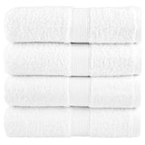 VidaXL Gästetücher SOLUND 4 Stk. 600 g m² 30x50 cm weiß