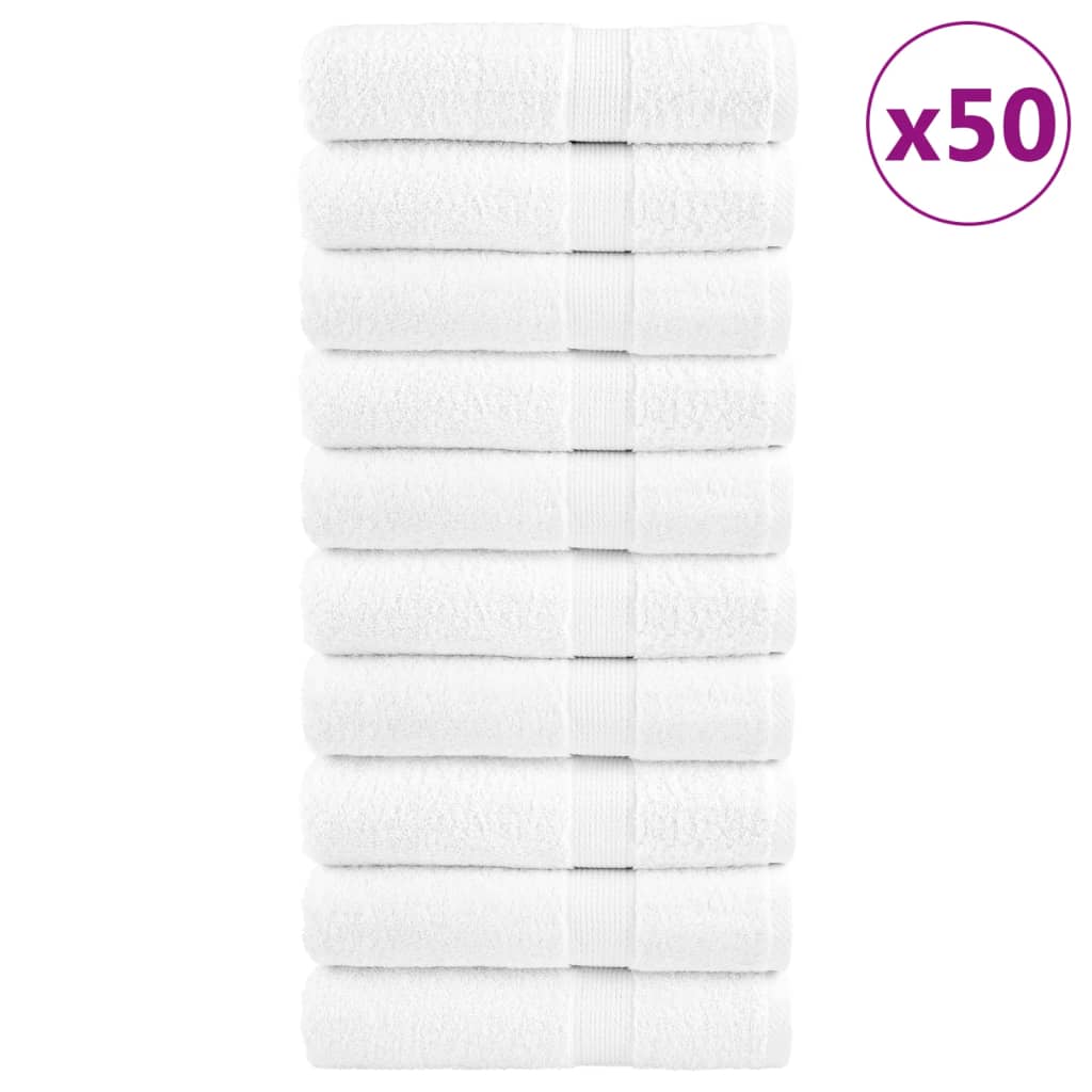 Vidaxl Handdicher Sole 50 PCs 600 g m²/x100 cm Wiit