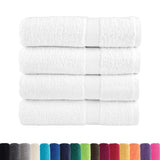 VidaXL Badetücher Solund 4 Stück 600 g m² 70x140 cm weiß