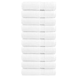 Vidaxl Bath Towels Solund 10 St 600 G m² 70x140 cm hvit