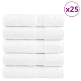 Vidaxl Bath Towels Solund 25 St 600 G m² 70x140 cm hvit