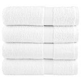 VidaXL Badetücher Solund 4 Stück 600 g m² 100x150 cm weiß