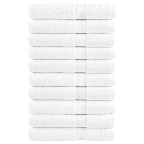 VidaXL Saunatücher Solund 10 Stück 600 g m² 80x200 cm weiß