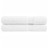 Vidaxx Handtücher Solund 2 Stück 600 g m² 100x200 cm weiß