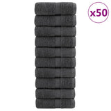 Vidaxx Premium Waschlappen Solund 50 Stück Anthrazit 30x30cm 600 g m²