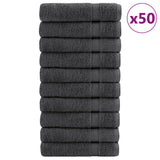 Vidaxx Handtücher Solund 50 Stück 600 g m² 50x100 cm Farbe Anthrazit