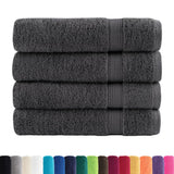 Vidaxl Bad Towel Solits 4 PCS 600 g m² 70x140 cm Anthracit