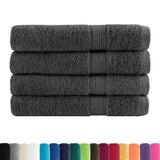 VidaXL Saunatücher Solund 4 Stück 600 g m² 80x200 cm Farbe Anthrazit