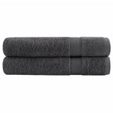 Vidaxx Handtücher Solund 2 Stück 600 g m² 30x50 cm Farbe Anthrazit
