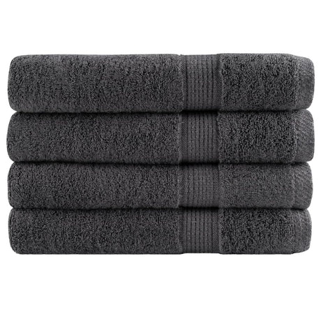 Vidaxx Handtücher Solund 4 Stück 600 g m² 100x200 cm Farbe Anthrazit