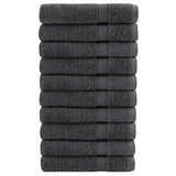 Vidaxx Handtücher Solund 10 Stück 600 g m² 100x200 cm Farbe Anthrazit