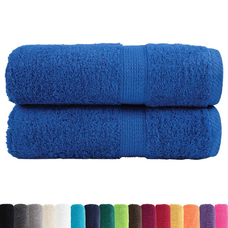 Vidaxx Premium Waschlappen solund 2 Stück blau 30x30 cm 600 g m²
