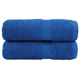 VidaXL Gästehandtücher Solund 2 St. 600 g m² 30x50 cm blau