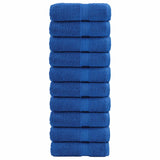 VidaXL Gastendoekjes SOLUND 10 st 600 g m² 30x50 cm blauw