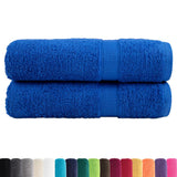 VidaXL Handtücher SOLUND 2 Stk. 600 g m² 50x100 cm blau