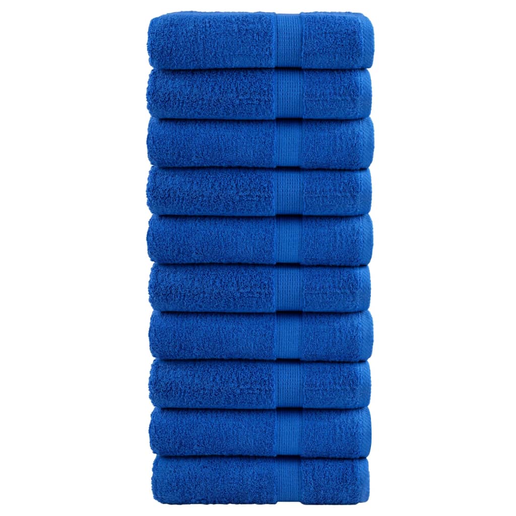 Vidaxx Handtücher Solund 10 Stück 600 g m² 50x100 cm blau