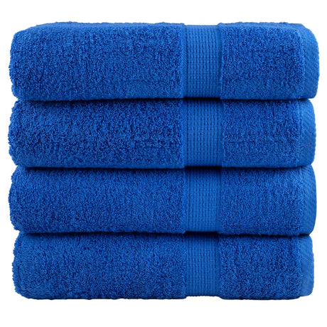 VidaXL Badetücher Solund 4 Stück 600 g m² 70x140 cm blau