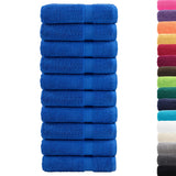 Vidaxl Bath Towels Solund 10 St 600 G m² 100x150 cm blå