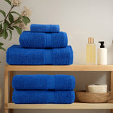 Vidaxl Bath Towels Solund 10 St 600 G m² 100x150 cm blå