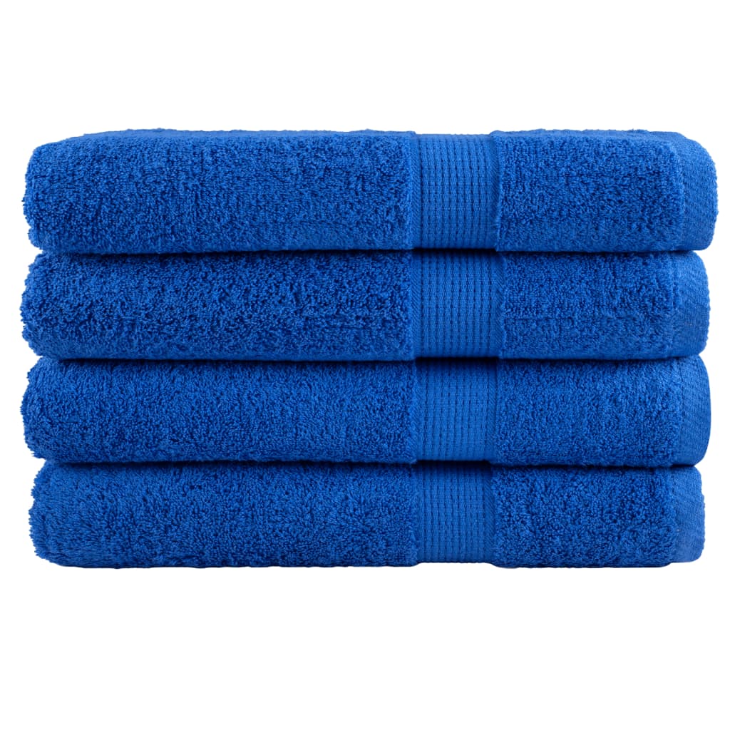 Vidaxx Saunatücher Solund 4 Stück 600 g m² 80x200 cm blau