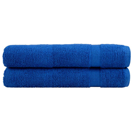 Vidaxx Handtücher Solund 2 Stück 600 g m² 100x200 cm blau