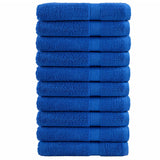 Toallas Vidaxl Solund 10 PCS 600 g m² 100x200 cm azul