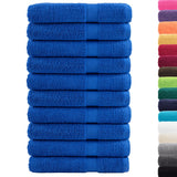 Vidaxx Handtücher Solund 10 Stück 600 g m² 100x200 cm blau