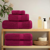 Vidaxl Towels Solund 2 pcs 600 g m² 50x100 cm Bordeaux red