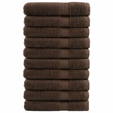 Vidaxx Saunatücher Solund 10 Stück 600 g m² 80x200 cm braun